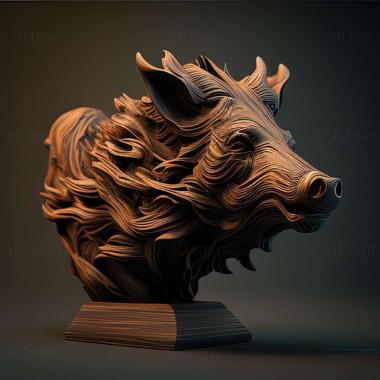 3D model WILDBOAR (STL)